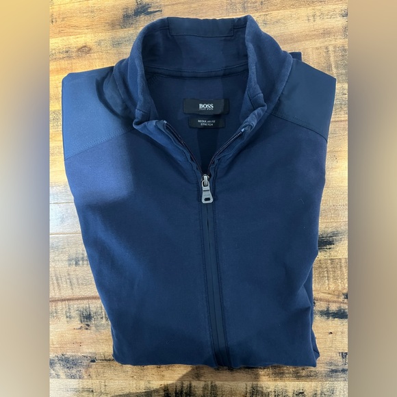 Hugo BOSS Full Zip sweater - Men’s Large - Picture 2 of 8